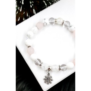 Hópehely kristálykarkötő - Meska.hu