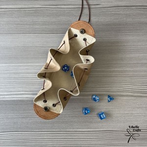 2in1 szütyő és kockatálca - Game on felirattal - játék & sport - táblajáték és kártyajáték - társasjátékok - dobókocka - Meska.hu