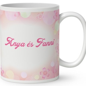 Kérd a neveddel - Anya és lánya sütés mintás bögre - otthon & életmód - konyhafelszerelés, tálalás - tálalás - bögre & csésze - Meska.hu