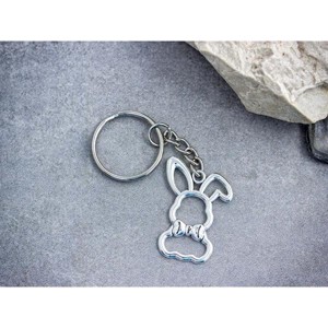 Nyuszi alakú kulcstartó masnis dizájnnal, Táska & Tok, Kulcstartó & Táskadísz, Kulcstartó, , MESKA