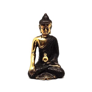 Réz figura Buddha óarany 9x5,5cm - Meska.hu