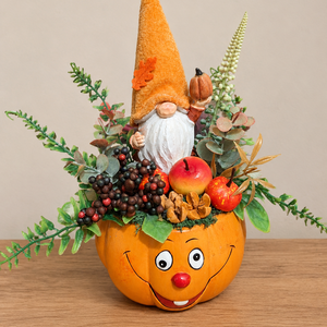 Díszített tök bögre - Meska.hu