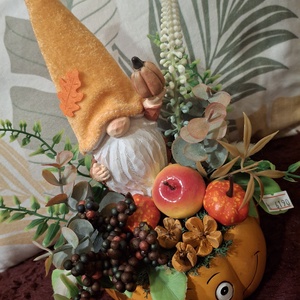 Díszített tök bögre - otthon & életmód - dekoráció - asztal és polc dekoráció - asztaldísz - Meska.hu