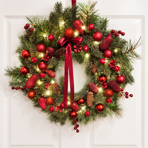 Karácsonyi ajtódísz, Karácsony, Adventi díszek, Adventi ajtódísz, Virágkötés, ✨ Varázsolj ünnepi hangulatot már az ajtódban! ❤️

Ez a gyönyörű, dús karácsonyi ajtókoszorú a klas..., MESKA