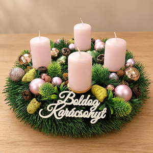 Adventi koszorú - Meska.hu