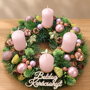 Adventi koszorú - karácsony - adventi díszek - adventi gyertyadíszek és koszorúdíszek - Meska.hu