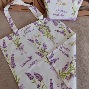 Bevásárló táska és neszesszer szett - táska & tok - bevásárlás & shopper táska - shopper, textiltáska, szatyor - Meska.hu