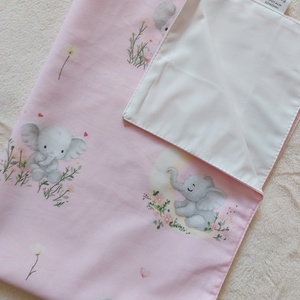 Pelenkázó alátét kiselefánt mintával, Baba - mama, Pelenkázó, babafürdető kellékek, Pelenkázó alátét, Varrás, MESKA