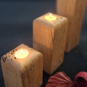 Oszlopos mécsestartó szett ( 3db)  - otthon & életmód - dekoráció - dísztárgy - Meska.hu