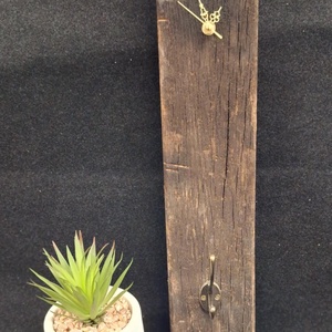 Rusztikus tölgy  Falióra , kis fogassal, Otthon & Életmód, Dekoráció, Fali és függő dekoráció, Falióra & óra, Famegmunkálás, MESKA