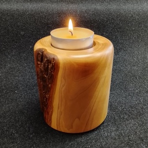 Körtefa hengeres mécsestartó, Otthon & Életmód, Gyertya, illat, aroma, Mécses és mécsestartó, Famegmunkálás, MESKA