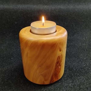 Körtefa hengeres mécsestartó - otthon & életmód - gyertya, illat, aroma - mécses és mécsestartó - Meska.hu