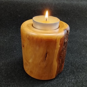 Körtefa hengeres mécsestartó - otthon & életmód - gyertya, illat, aroma - mécses és mécsestartó - Meska.hu