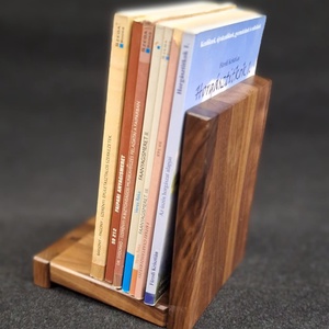 Diófa könyvtámasz  - otthon & életmód - dekoráció - asztal és polc dekoráció - könyvtámasz - Meska.hu