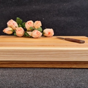 Sávos  vágódeszka  / sötét vegyes (Nagy) - Meska.hu