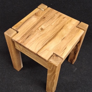 Rusztikus Akác kisszék  - baba - mama - babaszobabútor - gyerek szék, sámli - Meska.hu