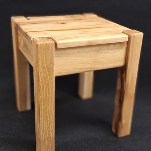 Rusztikus Akác kisszék  - baba - mama - babaszobabútor - gyerek szék, sámli - Meska.hu