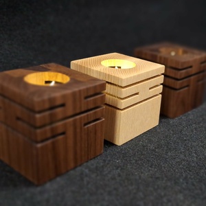 Kőris kocka mécsestartó 1 db  - otthon & életmód - gyertya, illat, aroma - mécses és mécsestartó - Meska.hu
