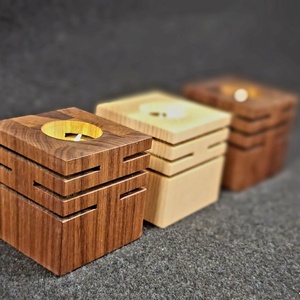 Kőris kocka mécsestartó 1 db  - otthon & életmód - gyertya, illat, aroma - mécses és mécsestartó - Meska.hu