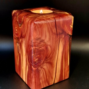  Tuja mécsestartó 1 db  - otthon & életmód - gyertya, illat, aroma - mécses és mécsestartó - Meska.hu