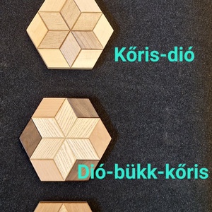 Rombusz edényalátét 1db, Otthon & Életmód, Konyhafelszerelés, tálalás, Sütés, főzés, Edényalátét, Famegmunkálás, Mérete: 16*16*2 cm 
Anyaga: többféle tömör fából készült, kemény viaszolajjal kezelve, hogy ellenál..., MESKA