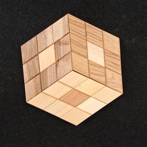 FA Rombuszok- geometrikus tömörfa edényalátét 4 db -os készlet  - otthon & életmód - konyhafelszerelés, tálalás - sütés, főzés - edényalátét - Meska.hu