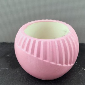 Átlós csíkos kaspó - rózsaszín, , , MESKA