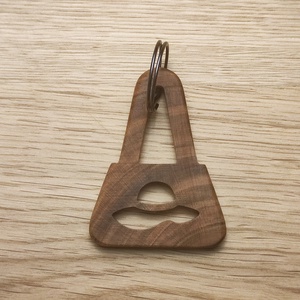 Icon � Diófa táskadísz és kulcstartó - táska & tok - kulcstartó & táskadísz - táskadísz - Meska.hu