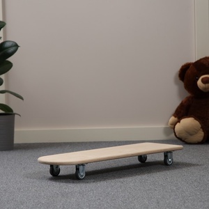 TSMT gördeszka, Játék & Sport, Készségfejlesztő és Logikai játék, Montessori szivárvány, Waldorf játékok, , 75x25-ös gördeszkát készítünk Tsmt tornához. Fix gumikerekei vannak, nyír rétegelt lemezből készül., MESKA