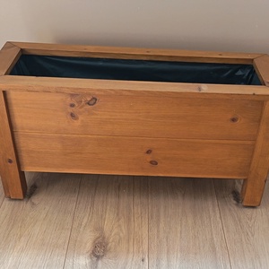 Fa virágláda - otthon & életmód - virágdekoráció - virágok - virágbox - Meska.hu