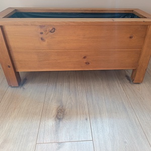 Fa virágláda - otthon & életmód - virágdekoráció - virágok - virágbox - Meska.hu