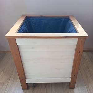 Fa virágláda - otthon & életmód - virágdekoráció - virágok - virágbox - Meska.hu