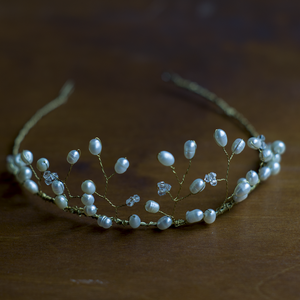 Menyasszonyi vagy alkalmi tiara, hajdísz by Made in Spirit -  - Meska.hu