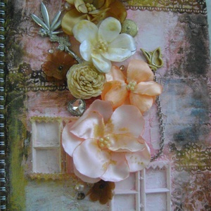 Napló egyedi díszekkel -  - Meska.hu