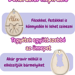 Személyre szabható húsvéti családfa névre szóló tojásokkal - ünnepi díszek, dekorációk - húsvéti díszek és dekorációk - húsvéti tojásfadíszek - Meska.hu
