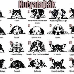 Egyedi kutyás vágódeszka - ajándék gazdiknak, ünnepekre - otthon & életmód - konyhafelszerelés, tálalás - sütés, főzés - vágódeszka - Meska.hu