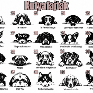 Egyedi kutyás vágódeszka - ajándék gazdiknak, ünnepekre - otthon & életmód - konyhafelszerelés, tálalás - sütés, főzés - vágódeszka - Meska.hu