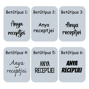 Személyre szabott fa borítós receptkönyv - anyáknak, nagymamáknak, ajándék - otthon & életmód - konyhafelszerelés, tálalás - sütés, főzés - receptfüzet - Meska.hu