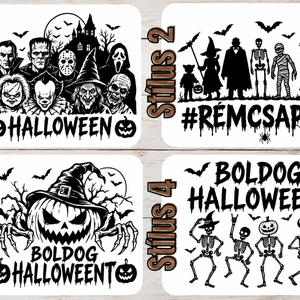 Halloween témájú vágódeszka több stílusban - otthon & életmód - konyhafelszerelés, tálalás - sütés, főzés - vágódeszka - Meska.hu