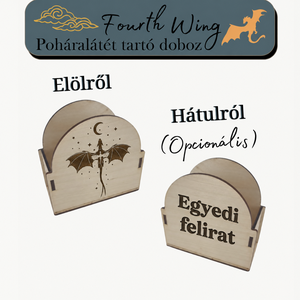 Fourth Wing Poháralátét készlet - térkép puzzle - 12 darabos szett - otthon & életmód - konyhafelszerelés, tálalás - tálalás - tányér- és poháralátét - Meska.hu