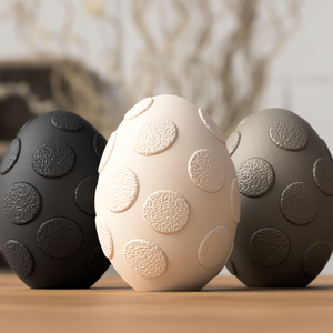 Modern Pettyes Tojás Figura � Matt 3D Dekoráció, választható színekben, Ünnepi díszek, dekorációk, Húsvéti díszek és dekorációk, Húsvéti ablakdíszek, Mindenmás, MESKA