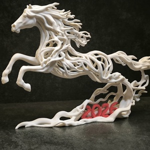 2026 Ló éve Éteri Csődör szobor 3D nyomtatott  Absztrakt Ló Több színben választható, Otthon & Életmód, Dekoráció, Asztal és polc dekoráció, Könyvszobor, Mindenmás, MESKA