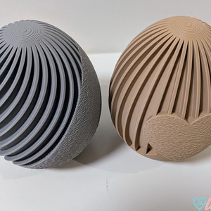 Bordázott 3D Nyomtatott Húsvéti Tojás Figura  Texturált Tojás Szív Kivágással  Minimalista Tavaszi Dekor - ünnepi díszek, dekorációk - húsvéti díszek és dekorációk - húsvéti asztaldíszek - Meska.hu