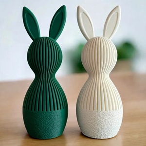 Bordázott Nyuszi Pasztell Színekben � 14 cm magas, Ünnepi díszek, dekorációk, Húsvéti díszek és dekorációk, Húsvéti asztaldíszek, Mindenmás, MESKA