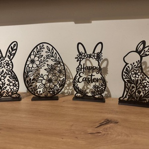 Elegáns Fekete Húsvéti Dekorok � Asztaldíszek, Ünnepi díszek, dekorációk, Húsvéti díszek és dekorációk, Húsvéti asztaldíszek, Mindenmás, MESKA
