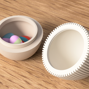 Nyuszi Kinder tojás tartó � 3D nyomtatott meglepetés tojás állvány - ünnepi díszek, dekorációk - húsvéti díszek és dekorációk - húsvéti ablakdíszek - Meska.hu