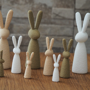 Puha hatású nyuszi kollekció 10 cm 6 cm  4 cm - Meska.hu