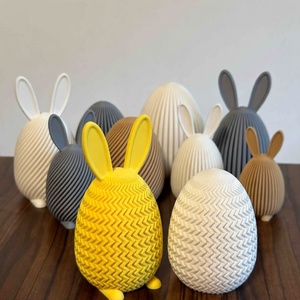 Chevron Mintás Nyuszi Tojás Dekor 10 cm és 8 cm-es Verziók - Meska.hu