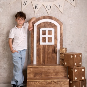 Robson finds ajtó, lépcsővel fotózási kellék, fotókellék - művészet - fotográfia - portré - Meska.hu