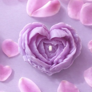 Rocky�s CANDLE kézműves vir�g szív szója gyertya szerelem -valentin napra, Otthon & Életmód, Gyertya, illat, aroma, Mécses és mécsestartó, , MESKA